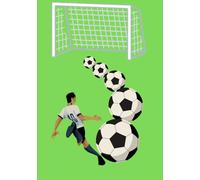Libretto da Disegno Sportivo: 50 Pagine Bianche - Pallone in rete: Gadget regalo di ringraziamento per festa di compleanno bambini, album da disegno portatile formato A5