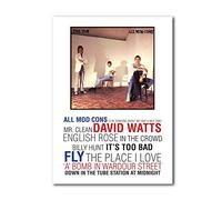 Libretto Designs THE JAM All Mod Cons Art Print A4 unframed Poster with song titles