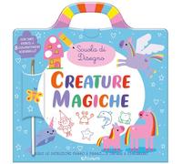 Libri Creature Magiche. Scuola Di Disegno. Ediz. A Colori. Ediz. A Spirale. Con 8 Acquerelli. Con Pennello. Con Stencil