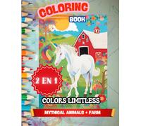 LIBRI DA COLORARE 2 IN 1:CON ANIMALI E SCENARI DIVERSI, IMMAGINI FACILI DA COLORARE PER ADULTI,GIOVANNI E BAMBINI.DIVERSI ANIMALI, GRIFONI, UNICORNI E ... RIDUCE LO STRESS , MIGLIORA LA COORDINAZIONE