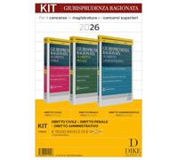 Libri Francesco Caringella / Danilo Dimatteo - Kit Giurisprudenza Ragionata 2026. Civile, Amministrativo E Penale. Per Il Concorso In Magistratura E Concors