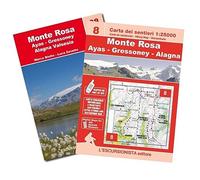 Libri Marco Blatto / Luca Zavatta - Monte Rosa. Ayas, Gressoney, Alagna Valsesia. Ediz. Italiana, Francese E Inglese. Con Carta Geografica Ripiegata