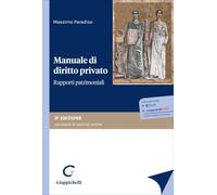 Libri Massimo Paradiso - Manuale Di Diritto Privato. Rapporti Patrimoniali