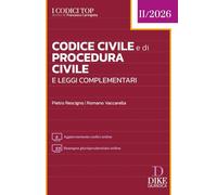 Libri Pietro Rescigno, Romano Vaccarella - Codice Civile E Di Procedura Civile E Leggi Complementari - Top Ii/2026
