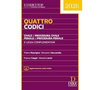 Libri Pietro Rescigno, Romano Vaccarella, Franco Coppi, Alessio Lanzi - Quattro Codici - Top 2026