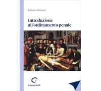 Libri Preziosi Stefano - Introduzione Allordinamento Penale
