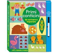 Libri Primi Conticini Da Scrivere E Imparare. Scrivi Cancella & Riscrivi. Ediz. A Colori. Con Pennarello Cancellabile