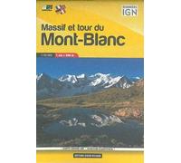 Libris Wanderkarte Mont Blanc Pocket Map (Massif and Tour) 1 : 50 000 by Didier Richard Libris (2012-07-06)