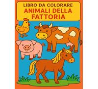 Libro da colorare Animali della fattoria