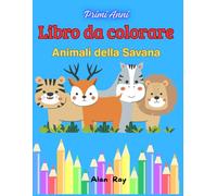 Libro da colorare: Animali della Savana