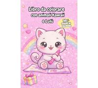 Libro da colorare con animali Kawaii