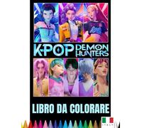 Libro da colorare K-P-0-P Edizione Oscura: Illustrazioni di idol da colorare per fan della cultura pop asiatica