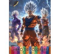 Libro Da Colorare: Libro da colorare per adulti, bambini ragazze e ragazzi, Manga da colorare