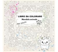 Libro da colorare: Mandala animali