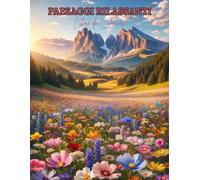 libro da colorare Paesaggi Rilassanti: 84 pagine in grande formato per il tuo relax: paesaggi incantati, ispirazione e calma per adulti. Ideale anche per anziani e principianti.