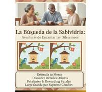 Libro de actividades de citas de sabiduría: "Juegos mentales de letra grande para adultos para potenciar el enfoque, la memoria y la percepción visual - Cientos de desafíos relajantes"