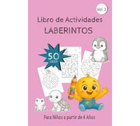 Libro de Actividades - Laberintos Vol. 2: Para Niños a partir de 4 Años