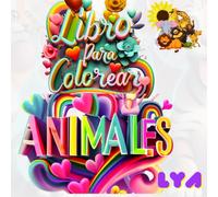 Libro de animales para colorear para niños de 2 años a 12 años 8,5"*8,5"