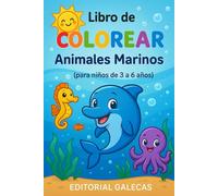 Libro de Colorear: Animales Marinos (Colección Galecas - Libros de Colorear)