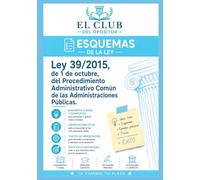 libro de esquemas de Ley 39/2015, de 1 de octubre, del Procedimiento Administrativo Común de las Administraciones Públicas: Esquemas, trucos de memoria, mapas mentales y ejemplos prácticos