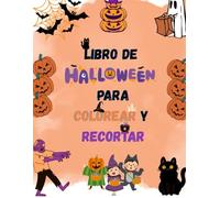 Libro de Halloween: Para colorear y recortar