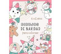 Libro de Navidad para Colorear: Diversión para Niñas de 4 a 6 Años