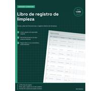 Libro de registro de limpieza: Cuaderno de control de limpieza e higiene para bares, restaurantes y obradores | Zonas, plan de frecuencias y 1.596 registros | A4