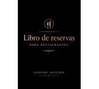 Libro de Reservas para Restaurantes 2027-2028: 1 página por día Agenda Profesional de Hostelería | Registro Diario de Reservas Julio 2027 - Junio 2028
