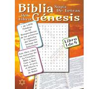 Libro de Sopa de Letras de la Biblia, Libro del Génesis: Fácil de leer, aumenta fe, inspira, bendice y guía | 8.5x11 pulg, 80 pág | 60+ ... aquellos que aman las Sagradas Escrituras…