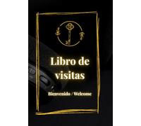 Libro de Visitas: Elegante Cuaderno de Firmas para Huéspedes de Airbnb, Casas Rurales y Alquiler Vacacional.: 100 Páginas con Espacio para Mensajes, ... de la Estancia. Diseño Profesional 6x9.