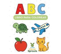 Libro Educativo para Niños Pequeños - 27 Páginas para Aprender el Abecedario con Animales Tiernos - Tamaño Carta (8.5 x 11 in)