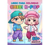 Libro para Colorear Chibi K-Pop: Hermosa Colección De Diseños Kawaii De Estrellas Musicales, Un Regalo Perfecto Para Fans De La Cultura Coreana