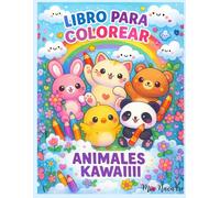 Libro para colorear de Animales kawaii