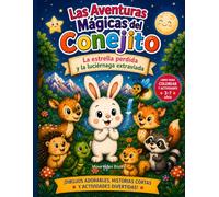 Libro para Colorear de Conejito: Aventuras Mágicas para Niños de 3 a 7 Años: Un libro de actividades creativas con ilustraciones adorables para colorear y divertirse