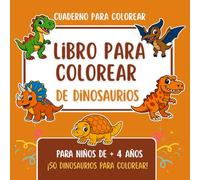 Libro para colorear de dinosaurios: Para niños de 4 a 8 años · 50 dinosaurios fáciles y divertidos para colorear (Petit Crayon - Coloring Book - ES)