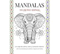 Libro para colorear MANDALAS del Reino Animal - Adultos (Mi familia y yo)
