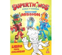 Libro para colorear Superthings Kazoom Power - Mission