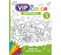 Libro para colorear VIP: Volumen 3 (VIP to COLOR - Colección de Libros para Colorear (Vol. 1-5))