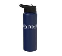 Libros Books in Spanish Periodic Table Librarian Lover Stainless Steel Insulated Water Bottle