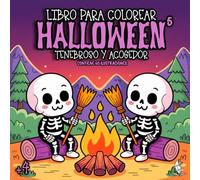 Libros para colorear - Halloween 5 - Tenebroso y Acogedor: Contiene 60 ilustraciones