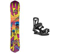 LibTech - Snowboard Bindings - Pack Mayhem Rad Ripper 2025 for Men in Nylon - Pink Pink