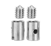 LICAEVEY 0.2" OD Solderless Cable Nipple with M4 Screws for Motorcycle Scooter Throttle Choke Carburetor