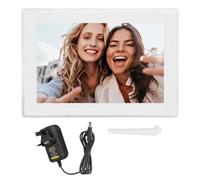 LICAEVEY 10.1 Inch Digital Photo Frame, Calendar Planner with APP Remote, 32GB, WiFi HD Touch Display Electronic Cloud Album for Remote Sharing and Home Use (UK Plug)