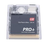 LICAEVEY 1000 in 1 Game Cartridge Fit for Gameboy Game Consoles, 64Mbit 4G Memory Energy Saving Multi Card, Compatible with GB GBC GBA SP Light Pocket (White Transparent)