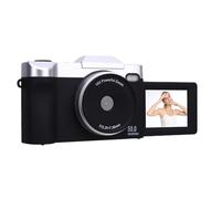 LICAEVEY 1080P 50MP Digital Camera with 2.4 Inch 180 Degree Flip Screen, Travel Camera with 16X Zoom, Multiple Style Filters, OTG Transfer, 700mAh Battery, Fast Charge Via Type C (Black)