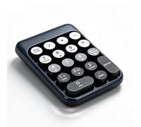 LICAEVEY 18 Keys Wireless Number Pad for Laptop Desktop PC Accounting Data Entry, Bluetooth Numeric Keypad with Soft Quiet Keystrokes and Ergonomic Keycaps (Black)