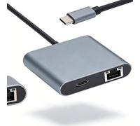 LICAEVEY 2.5Gbps USB C to Ethernet Adapter, Type C to RJ45 Gigabit Network Dongle with PD Fast Charging, Aluminum Alloy Case, Plug and Play for 8K Streaming Gaming