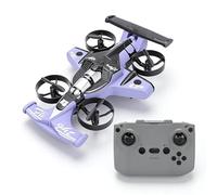 LICAEVEY 2 in 1 Flying Car Stunt Drone, RC Quadcopter with Dual Land Air Modes for Beginners, 2.4Ghz Remote Control Toy for Outdoor Indoor Play (Purple)
