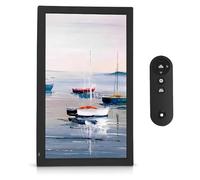 LICAEVEY 21.5 Inch Large Digital Picture Frame with 5G/2.4G WiFi & Remote, 1920x1080 FHD Wall Mount Display, 32GB Storage, App Photo/Video Sharing (Not Touch Screen) (UK Plug)