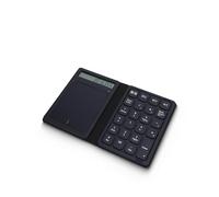 LICAEVEY 23 Keys Bluetooth Number Pad with Touchpad and Calculator 3-in-1 Foldable Ultra Thin Wireless Numeric Keypad for Laptop Tablet PC Includes PU Leather Case